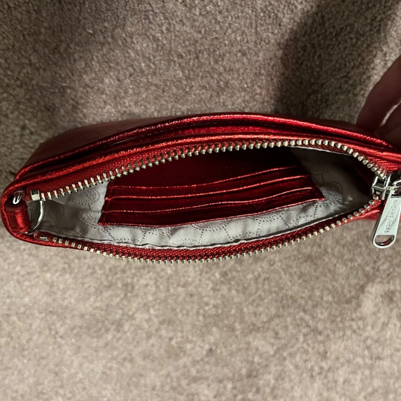 Michael Kors Red Sequin Wristlet - Picture 6 of 10